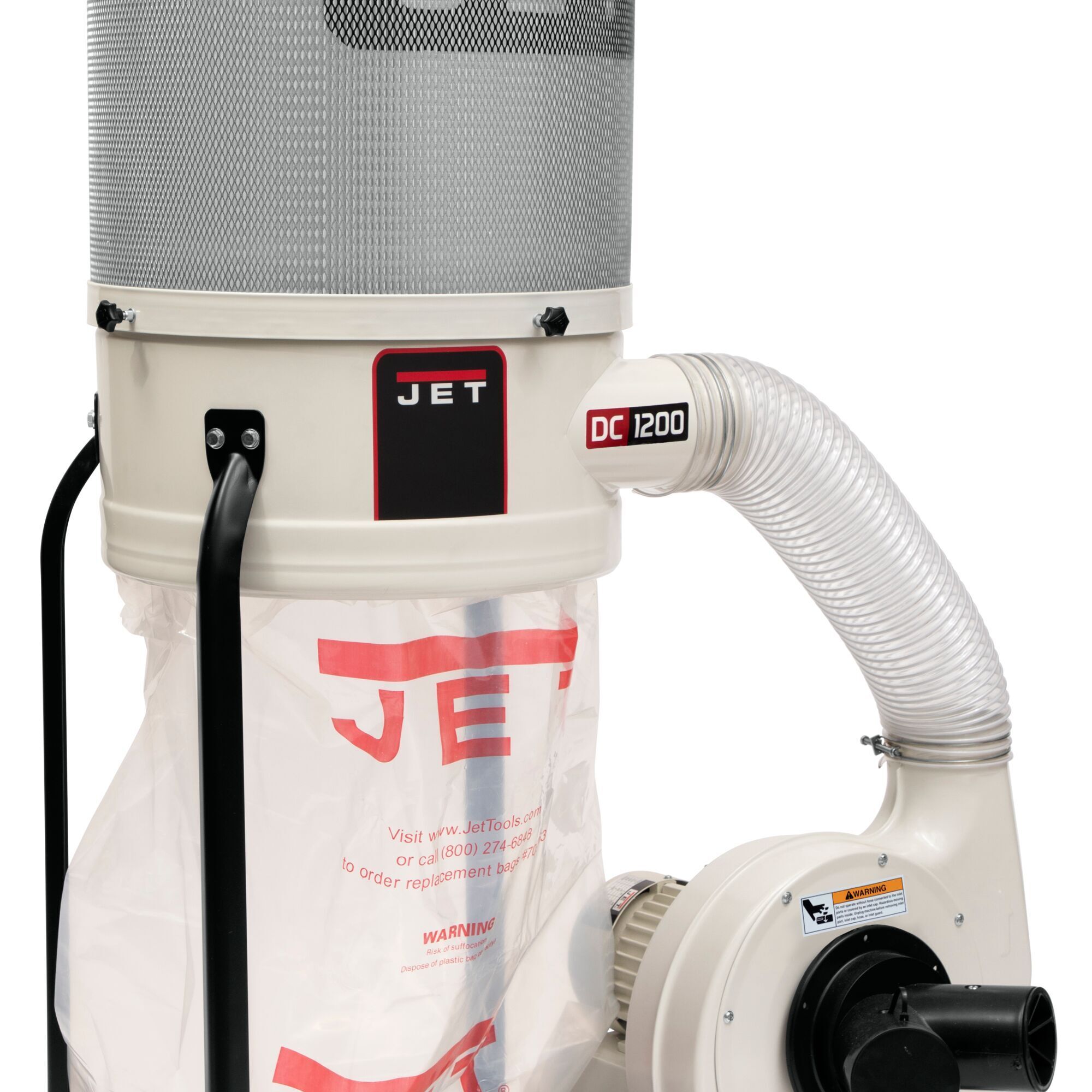 Jet Dust Collector — 2HP, 3PH, 230/460V, 2-Micron Canister Kit, Model# DC-1200VX-CK3